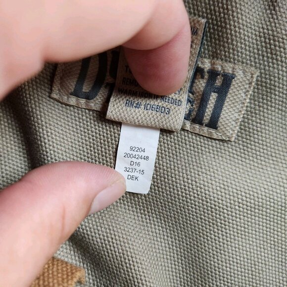 Mens Duluth Trading Fire Hose Pant size 42x30 Canvas Heavy Duty Cargo Pants - Picture 8 of 11